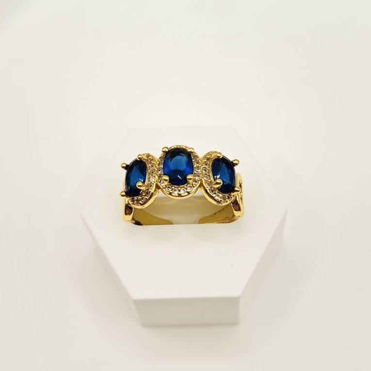 Majestic Blue Gem Ring