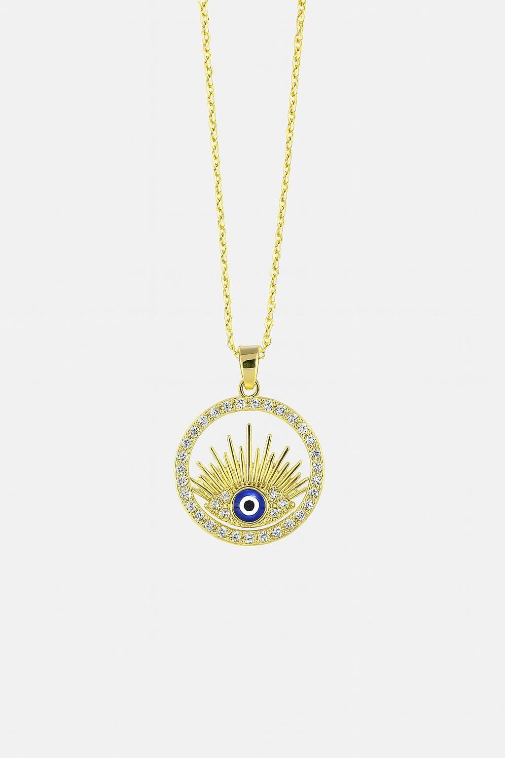 Blue Evil Eye Necklace