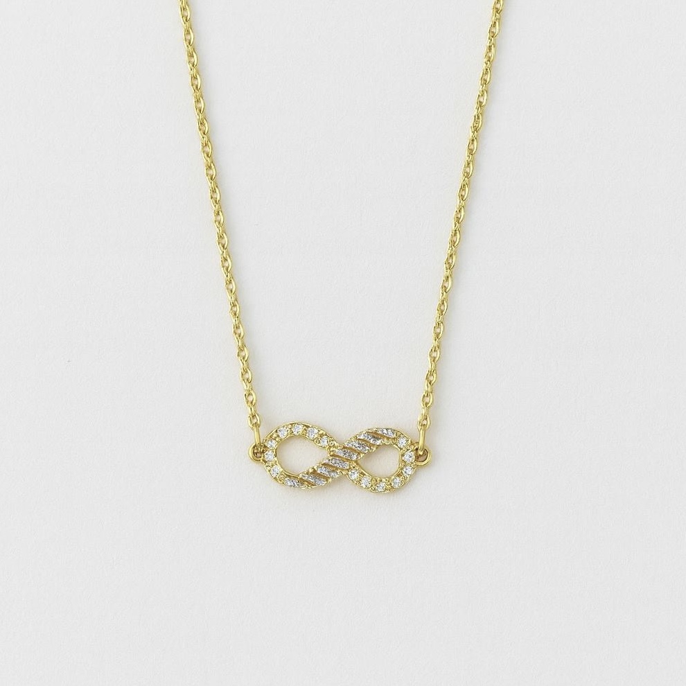Infinity spark Necklace
