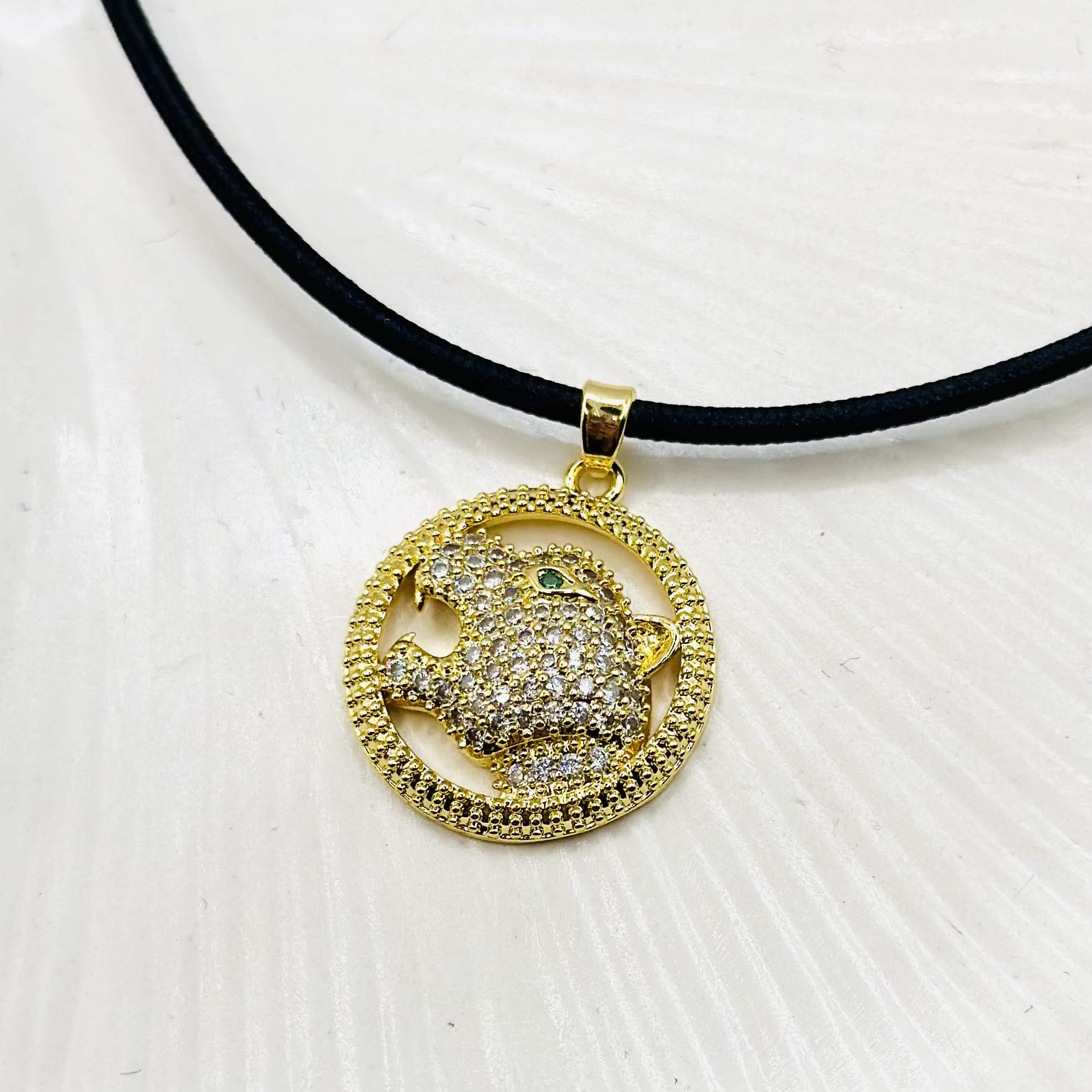 Black Lion necklace