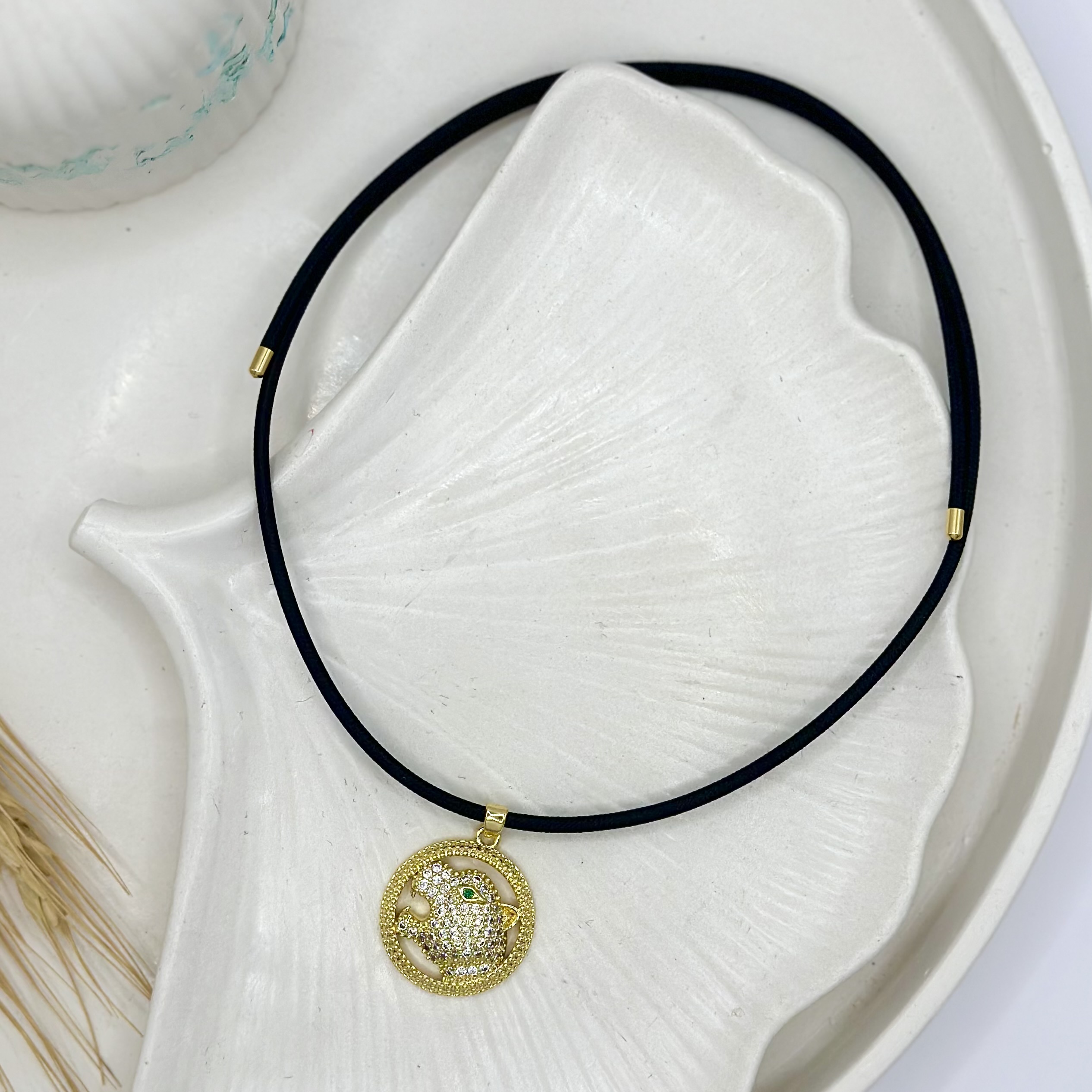 Black Lion necklace